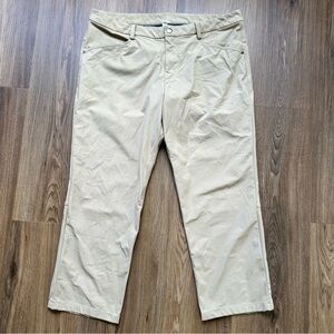 Lululemon ABC Pants Mens 40 (38x27) Beige Khaki Classic Fit Chino Golf Stretch